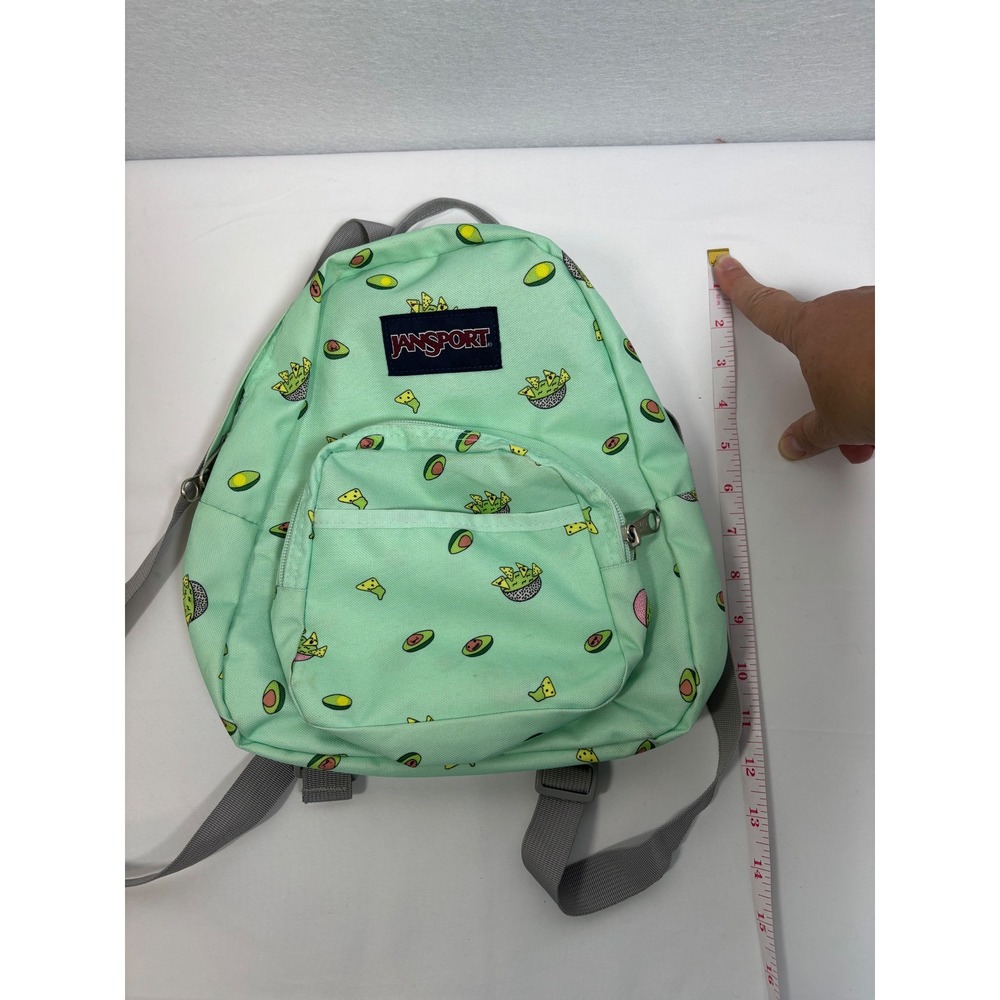 JanSport Half Pint Mini Backpack Avocado Guacamole Nachos Mint Green JS00TDH6 - Picture 8 of 10